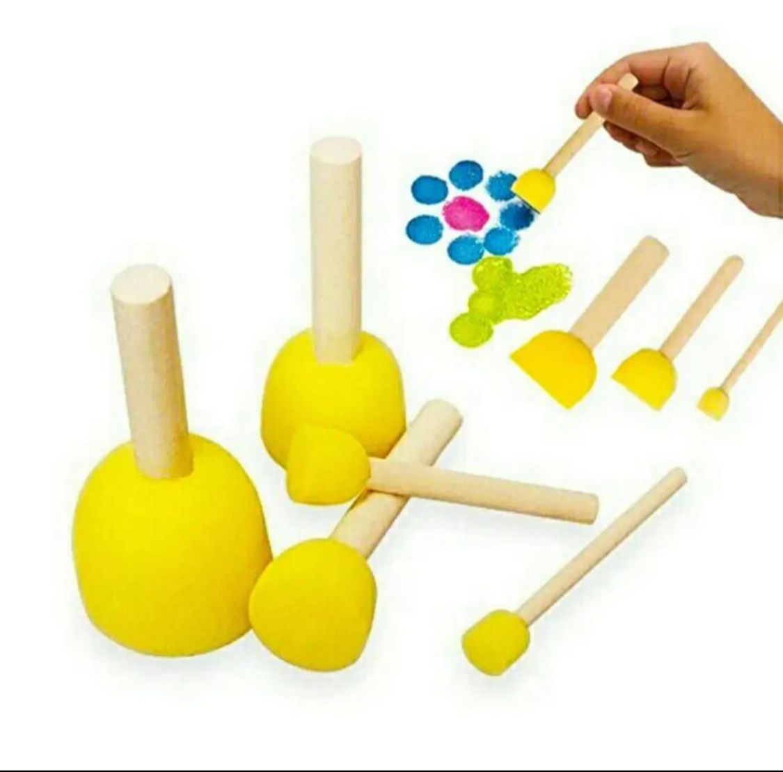 5 pcs Sponge Drawing Stamp DIY Foam Sponge Paint Brush
