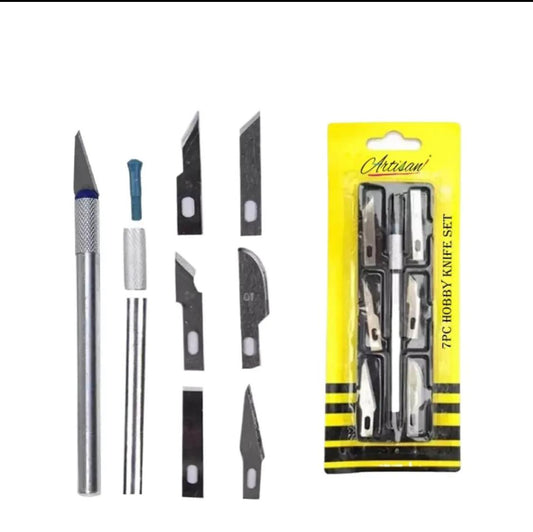 7pcs Pen Cutter Precision Knives For Crafts Art Cutting