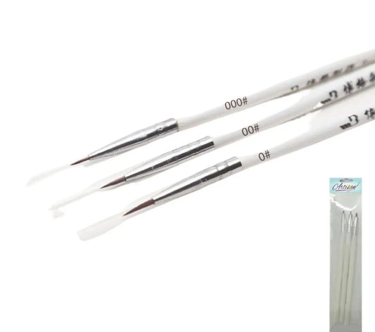 3Pcs Paint Brushes Artist Water Color Sizes 0,00,000