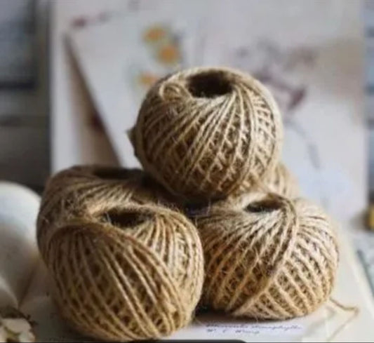 50M-Jute rope for plants, handy craft and packing Jute Roll